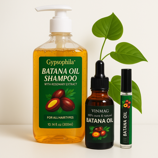 Combo intensivo batana (Shampú, aceite de pestañas y aceite capilar)