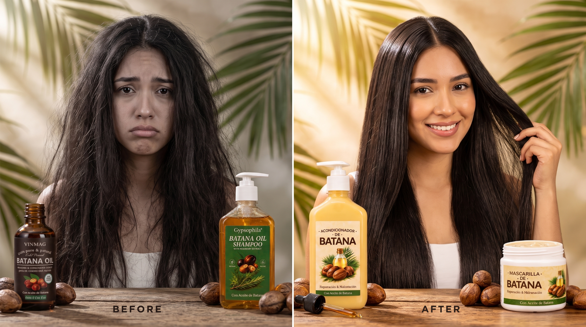 Combo Batana ( Shampo+Acondicionador+Mascarilla+Aceite)